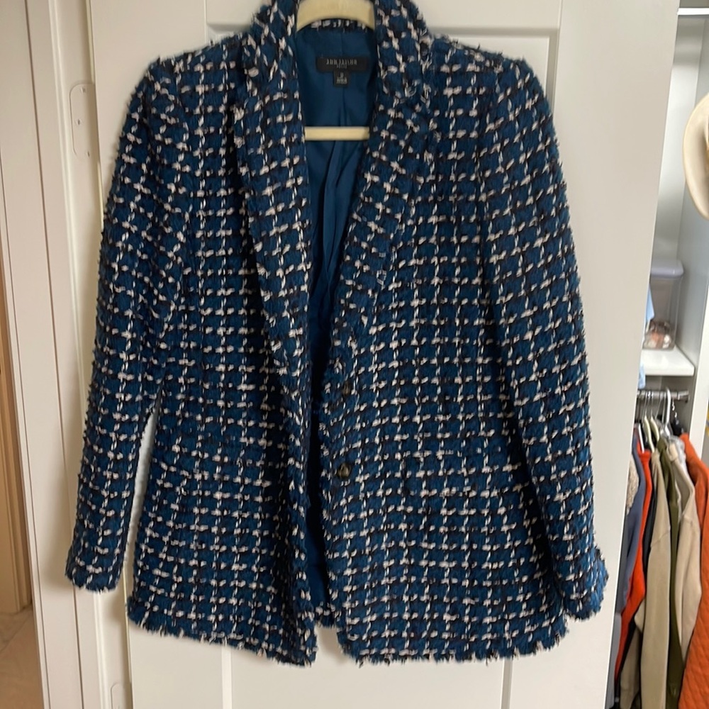 Navy Tweed blazer